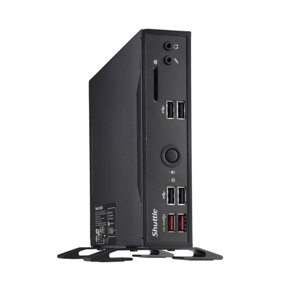 Obrázok pre Shuttle DS20U3V2 barebone počítač PC s objemem 1,3 l Černá i3-10110U Intel® SoC 2,1 GHz