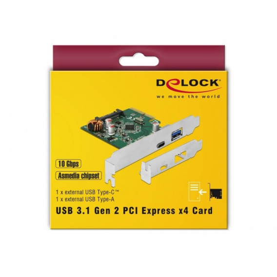 Obrázok pre DeLOCK 90299 karta/adaptér rozhraní Interní USB 3.2 Gen 1 (3.1 Gen 1)