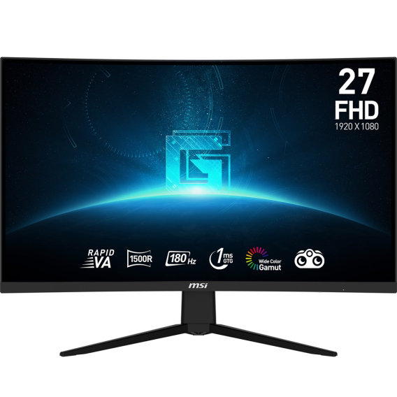 Obrázok pre MSI G27C3F počítačový monitor 68,6 cm (27") 1920 x 1080 px Full HD LCD Černá