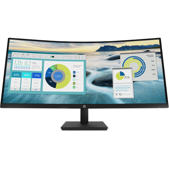 Obrázok pre HP P34hc G4 počítačový monitor 86,4 cm (34") 3440 x 1440 px Quad HD LED Černá