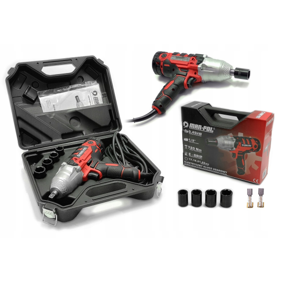 Obrázok pre 1/2" ELECTRIC IMPACT WRENCH + 720Nm SOCKETS