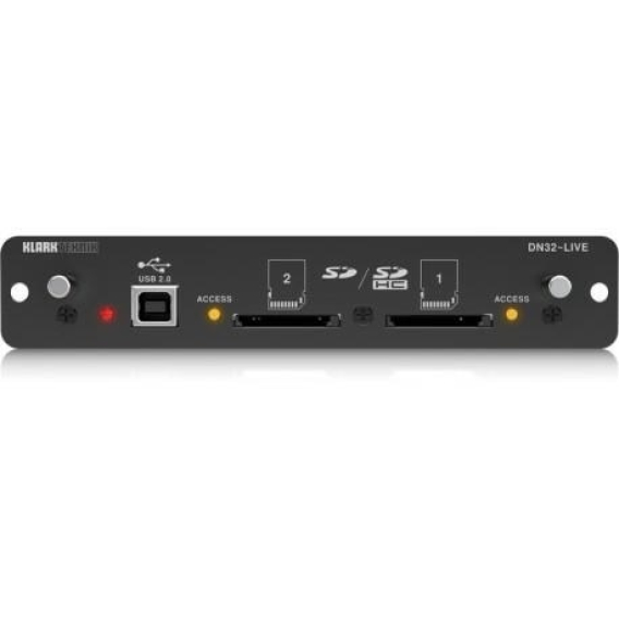 Obrázok pre Klark Teknik DN32-LIVE Karta rozszerzenia SD/SD i USB 2.0 do serii M