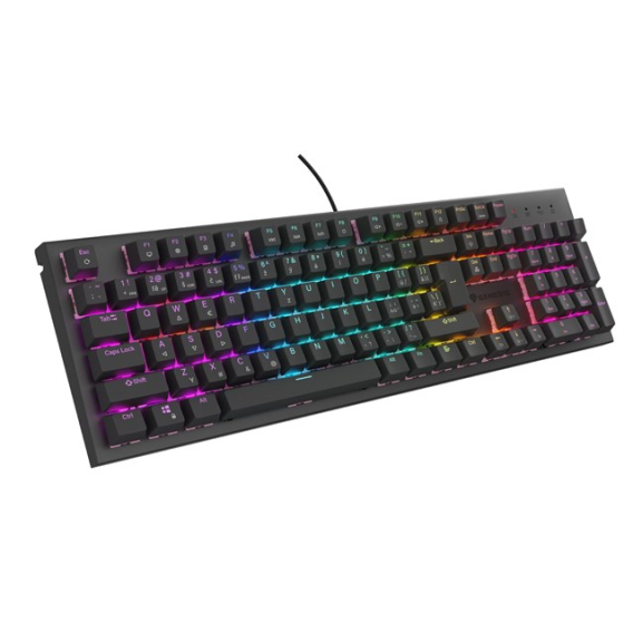 Obrázok pre KLAWIATURA DLA GRACZY GENESIS THOR 303 CZ/SK PODŚWIETLENIE RGB MECHANICZNA SILENT SWITCH CZARNA HOT