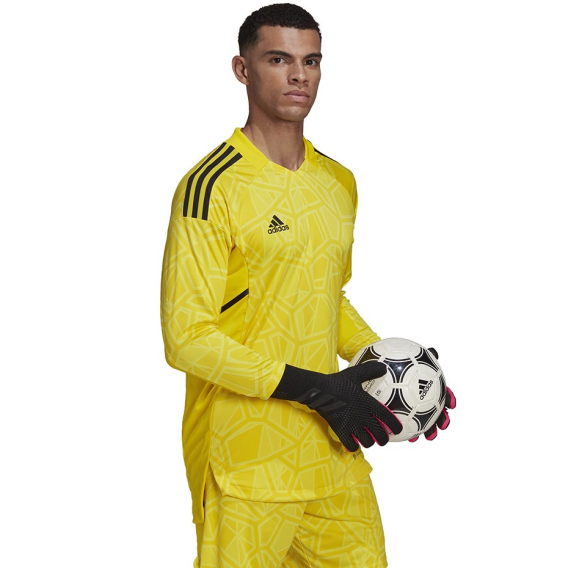 Obrázok pre adidas Condivo 22 Jersey Long Sleeve Men's Goalkeeper T-Shirt Yellow HF0137