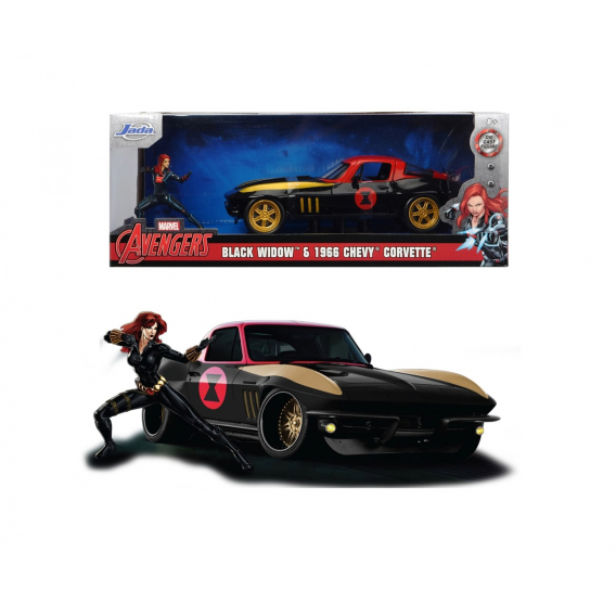 Obrázok pre Jada Toys Marvel Black Widow 1966 Chevy 1:24