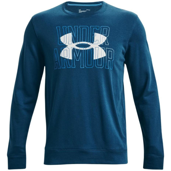 Obrázok pre Under Armour UA Rival Terry Logo Crew Men's Sweatshirt Blue 1370391 458