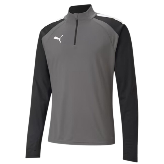 Obrázok pre Puma teamLIGA 1/4 Men's Sweatshirt Zip Top grey-black 657236 13