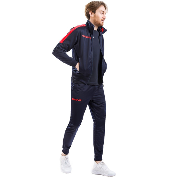 Obrázok pre Givova Tuta Revolution Tracksuit navy blue-red TR033 0412 XS