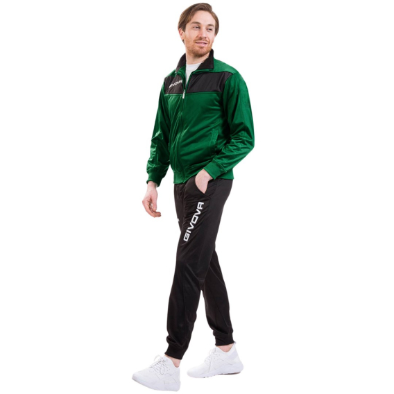 Obrázok pre Givova Tuta Visa Triacetato Tracksuit Green-Black TR018 1310 XL