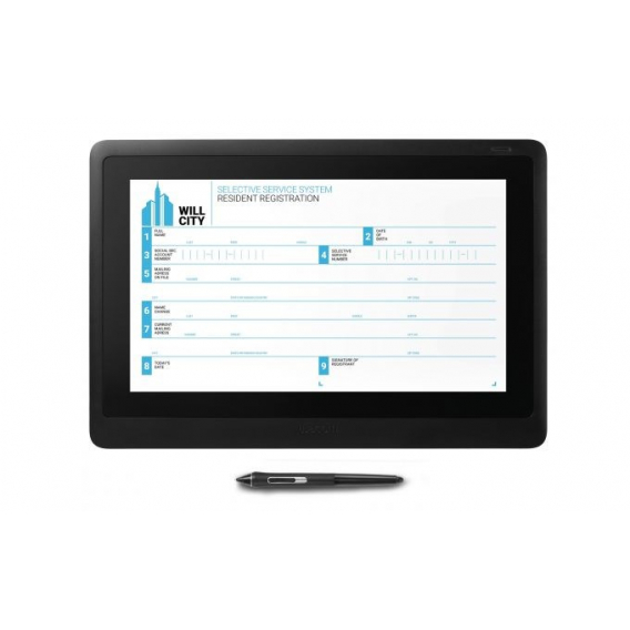 Obrázok pre Wacom Interactive Pen Display 15.6" (EU) 39,6 cm (15.6") Černá LCD