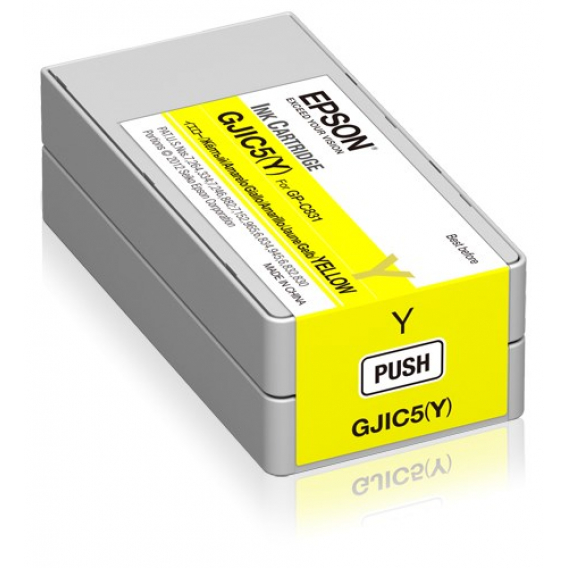 Obrázok pre Epson GJIC5(Y): Ink cartridge for ColorWorks C831 (Yellow) (MOQ=10)