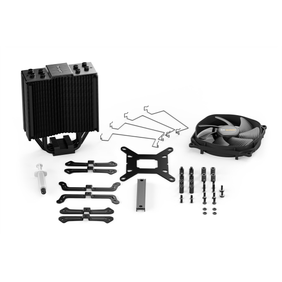 Obrázok pre be quiet! Dark Rock Slim Procesor Chladič 12 cm Černá
