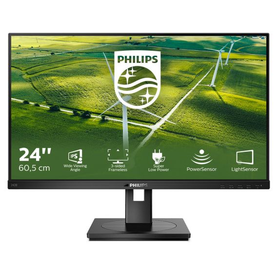 Obrázok pre Philips 242B1G/00 LED display 60,5 cm (23.8") 1920 x 1080 px Full HD Černá