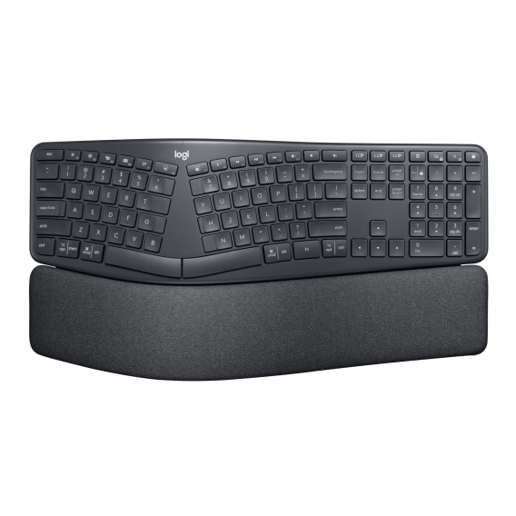 Obrázok pre Logitech ERGO K860 for Business klávesnice Kancelář Bluetooth Německý Grafit