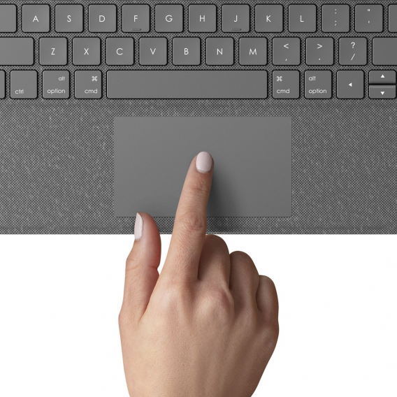 Obrázok pre Logitech Folio Touch QWERTZ Německý Smart Connector Šedá