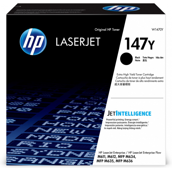 Obrázok pre HP Černá originální tonerová kazeta 147Y LaserJet s extravysokou výtěžností