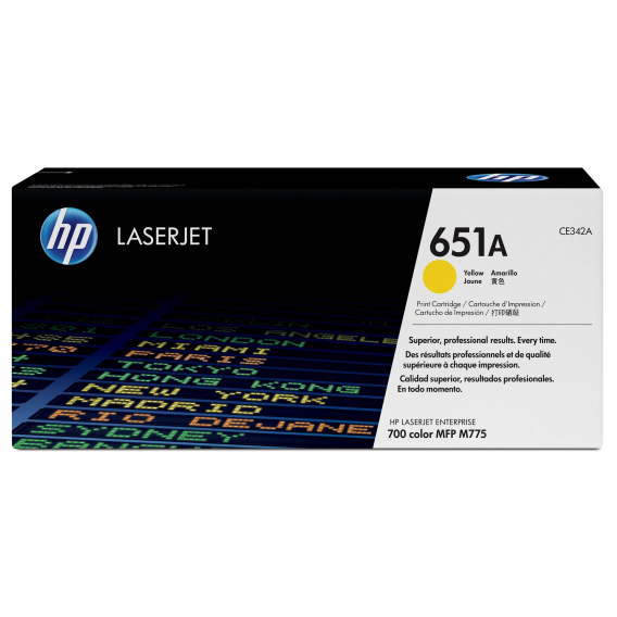 Obrázok pre HP 651A Žlutá originální tonerová kazeta LaserJet