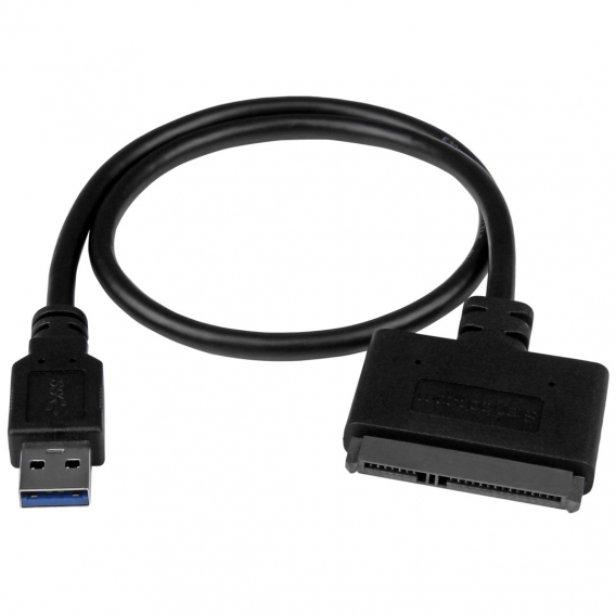 Obrázok pre StarTech.com USB312SAT3CB kabelová redukce USB 3.1 A SATA 7+15 pin Černá