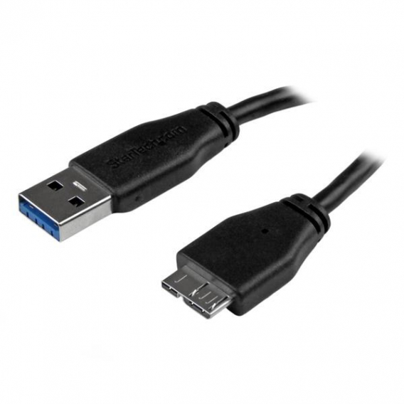 Obrázok pre StarTech.com USB3AUB3MS USB kabel USB 3.2 Gen 1 (3.1 Gen 1) 3 m USB A Micro-USB B Černá