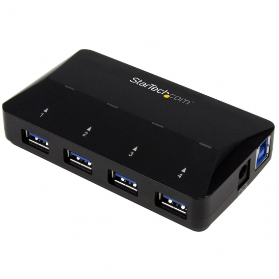 Obrázok pre StarTech.com ST53004U1C rozbočovač rozhraní USB 3.2 Gen 1 (3.1 Gen 1) Type-B 5000 Mbit/s Černá