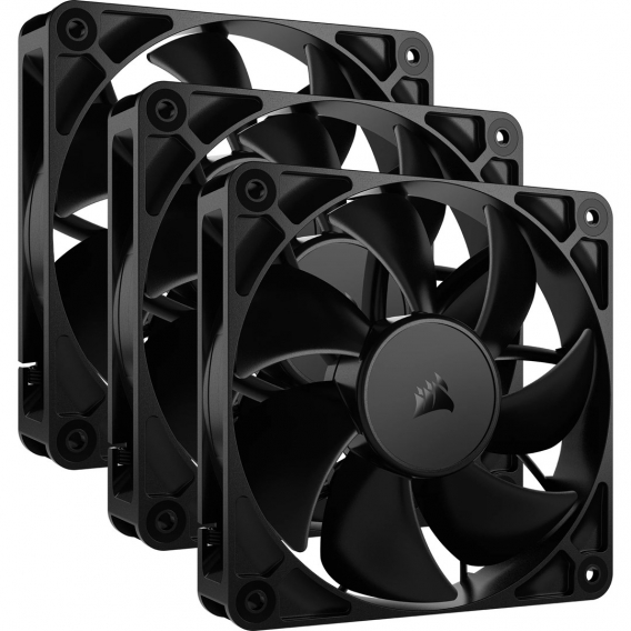 Obrázok pre Corsair RS120 Počítačová skříň Ventilátor 12 cm Černá 3 kusů