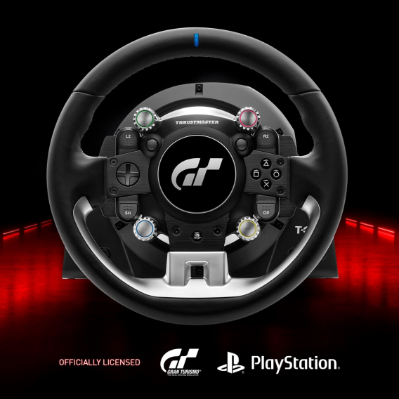 Obrázok pre Thrustmaster T-GT II Volant + pedalier 4160823 Černá, Saténová ocel USB Volant + Pedály PC, PlayStation 4, PlayStation 5