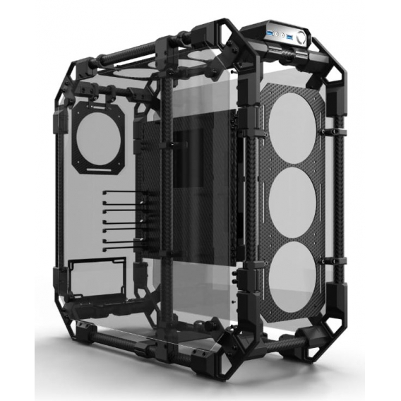 Obrázok pre Alphacool Apex Skeleton Full Tower Černá, Tmavě šedá