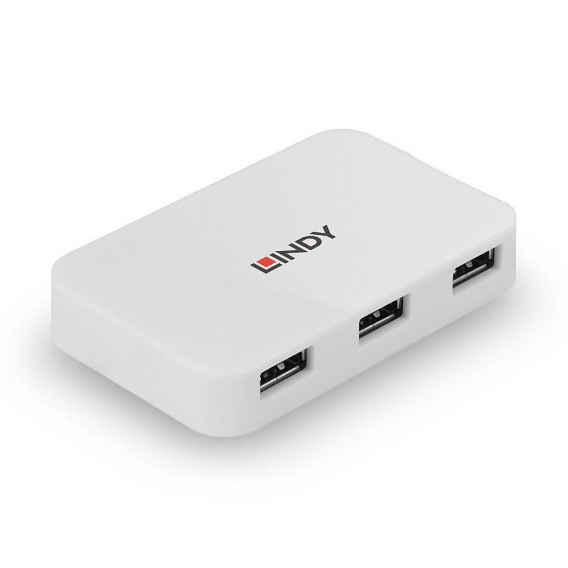 Obrázok pre Lindy 43143 rozbočovač rozhraní USB 3.2 Gen 1 (3.1 Gen 1) Type-A 5000 Mbit/s Bílá