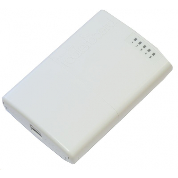 Obrázok pre Mikrotik PowerBox router zapojený do sítě Fast Ethernet Bílá