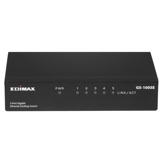 Obrázok pre Edimax GS-1005E síťový přepínač Nespravované Gigabit Ethernet (10/100/1000) Černá