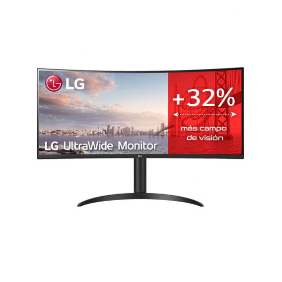 Obrázok pre LG 34WP75CP-B počítačový monitor 86,4 cm (34") 3440 x 1440 px Wide Quad HD LCD Černá