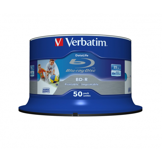 Obrázok pre Verbatim 43812 prázdný Blu-Ray disk BD-R 25 GB 50 kusů