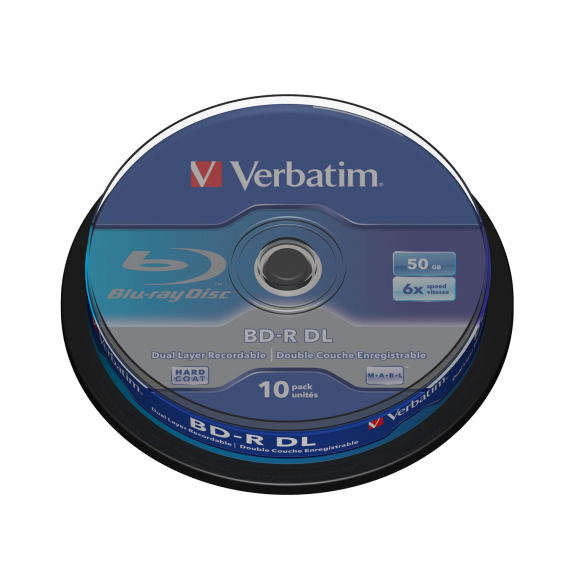 Obrázok pre Verbatim 43746 prázdný Blu-Ray disk BD-R 50 GB 10 kusů