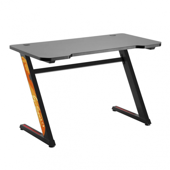 Obrázok pre NanoRS RS120 Gaming Computer Desk, Modern Design, Light and Stable ( 50kg max load), Black & Orange,