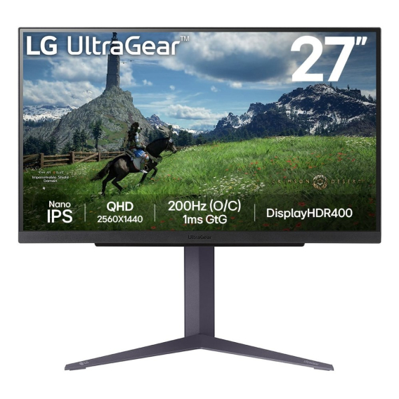 Obrázok pre LG 27GS85QX-B počítačový monitor 68,6 cm (27") 2560 x 1440 px Quad HD LCD Černá