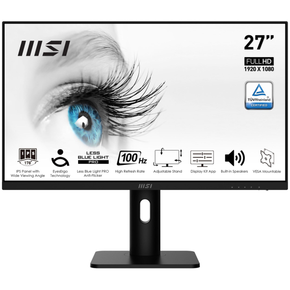 Obrázok pre MSI Pro MP273AP počítačový monitor 68,6 cm (27") 1920 x 1080 px Full HD Černá