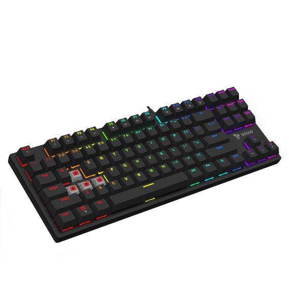 Obrázok pre Mechanická klávesnice Savio Tempest x2 RGB, Outemu RED