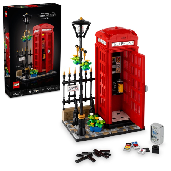 Obrázok pre Klocki Ideas 21347 Red London Phone Booth
