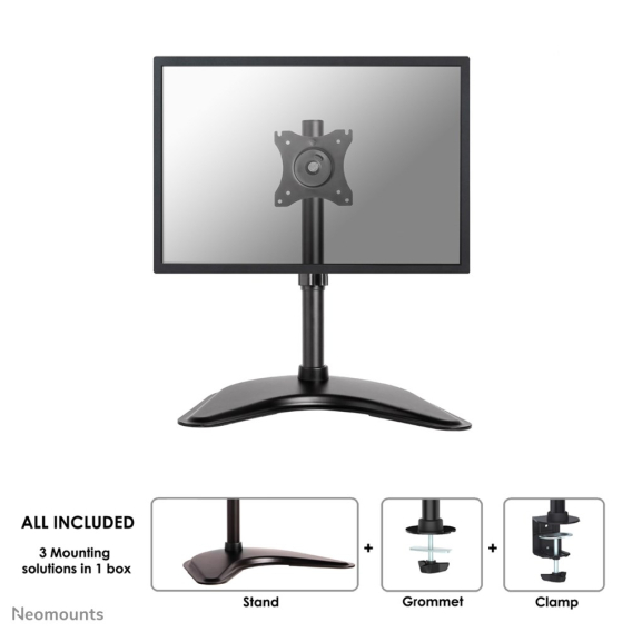 Obrázok pre Neomounts NM-D335BLACK Držák/stojan na monitor 76,2 cm (30") Stůl Černá