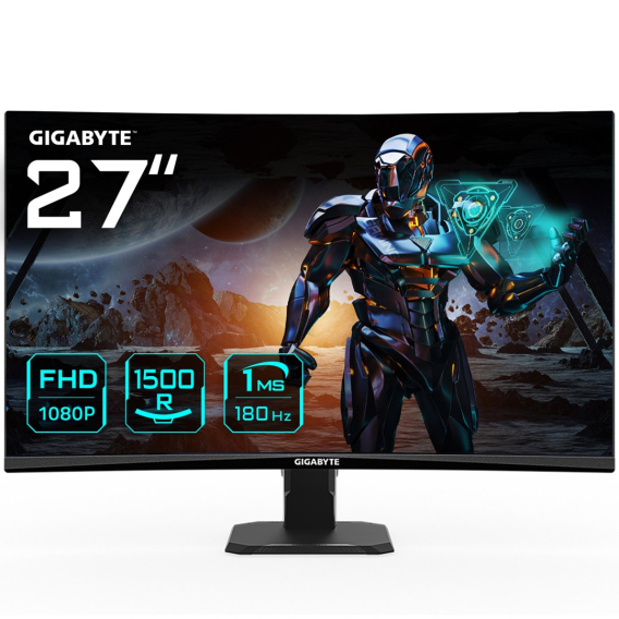 Obrázok pre GIGABYTE GS27FC počítačový monitor 68,6 cm (27") 1920 x 1080 px Full HD LED Černá