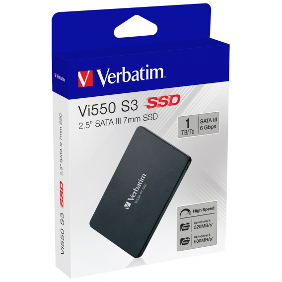 Obrázok pre Verbatim Vi550 S3 1 TB 2.5" Serial ATA III 3D NAND