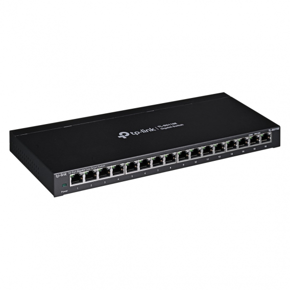 Obrázok pre TP-Link TL-SG116E Nespravované L2 Gigabit Ethernet (10/100/1000) Černá