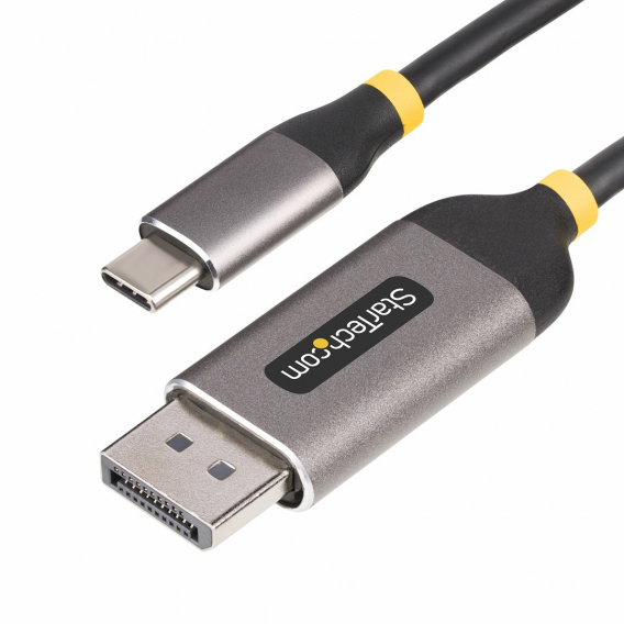 Obrázok pre StarTech.com 142-USBC-DP-8K-10F adaptér k video kabelům 3 m USB typu C DisplayPort Černá, Šedá