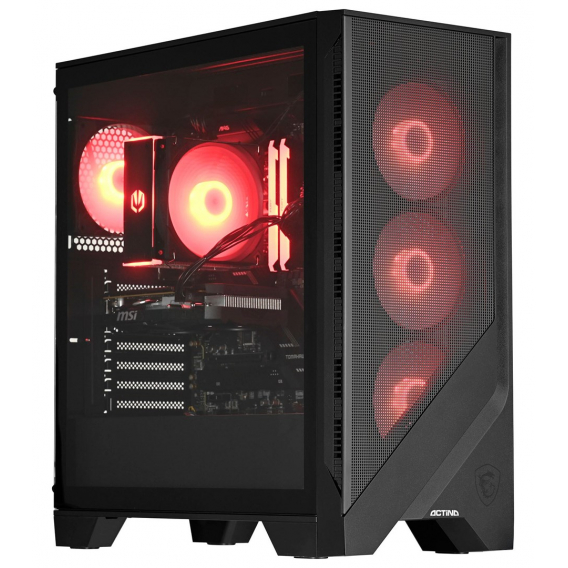 Obrázok pre Actina 5901443389507 PC AMD Ryzen™ 7 5700X3D 32 GB DDR4-SDRAM 1 TB SSD NVIDIA GeForce RTX 4060 Ti Midi Tower Černá