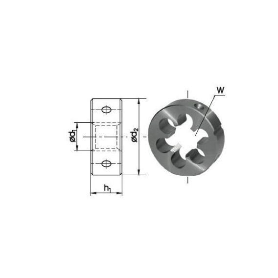 Obrázok pre FANAR DIE G 1/2" HSS800F .