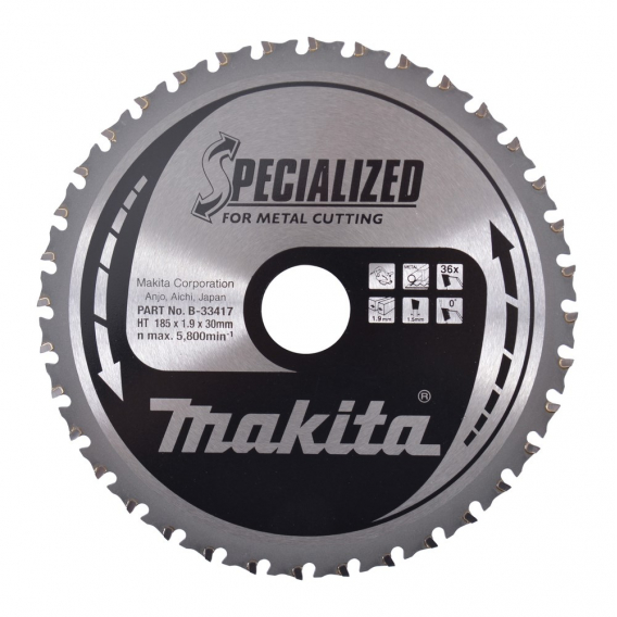 Obrázok pre Makita Specialized pilový kotouč 18,5 cm 1 kusů