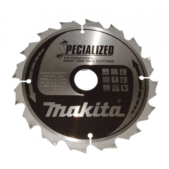 Obrázok pre Makita Specialized pilový kotouč 19 cm 1 kusů