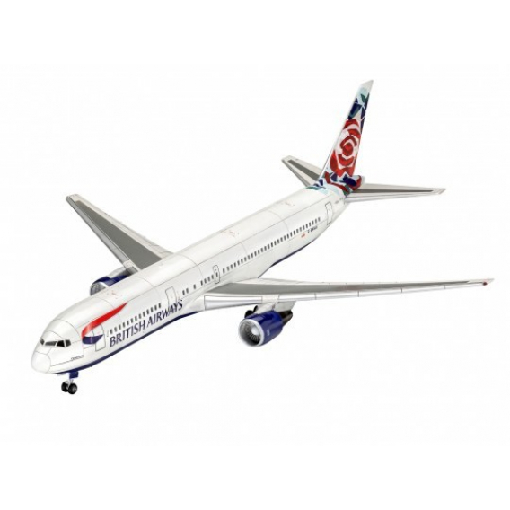 Obrázok pre Revell Boeing 767-300ER British Airways Chelsea Rose Model letadla s pevnými křídly Montážní sada 1:144