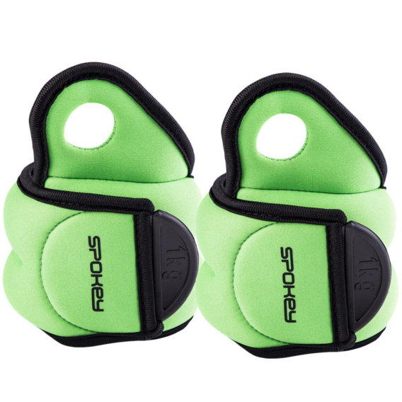 Obrázok pre Hand weights Spokey Com Form IV 2x1kg green 920911