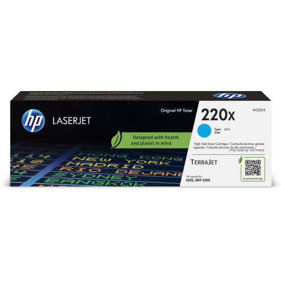 Obrázok pre HP Azurová originální tonerová kazeta LaserJet 220X